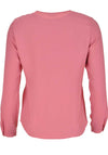 Gerry Weber Pleated Panel Long Sleeve Blouse, Salmon Pink