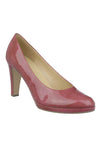 Gabor Patent Heeled Court Shoes, Pink