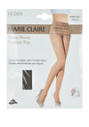 Marie Claire 15 Denier Control Top Satin Sheen Tights, Barely Black