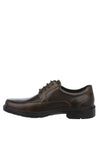 Ecco Mens Helsinki Lace Up Leather Shoe, Cocoa Brown
