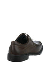 Ecco Mens Helsinki Lace Up Leather Shoe, Cocoa Brown