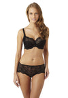 Panache Andorra Lace Shorty Briefs, Black