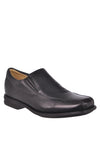 Anatomic & Co Mens Belem Leather Slip-On Shoe, Black