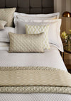 Peacock Blue Cadogan Duvet Cover, Stone