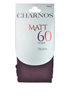 Charnos Opaques Matt 60 Denier Tights, Aubergine