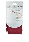 Charnos Opaques Matt 60 Denier Tights, Berry