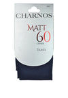 Charnos Opaques Matt 60 Denier Tights, Navy