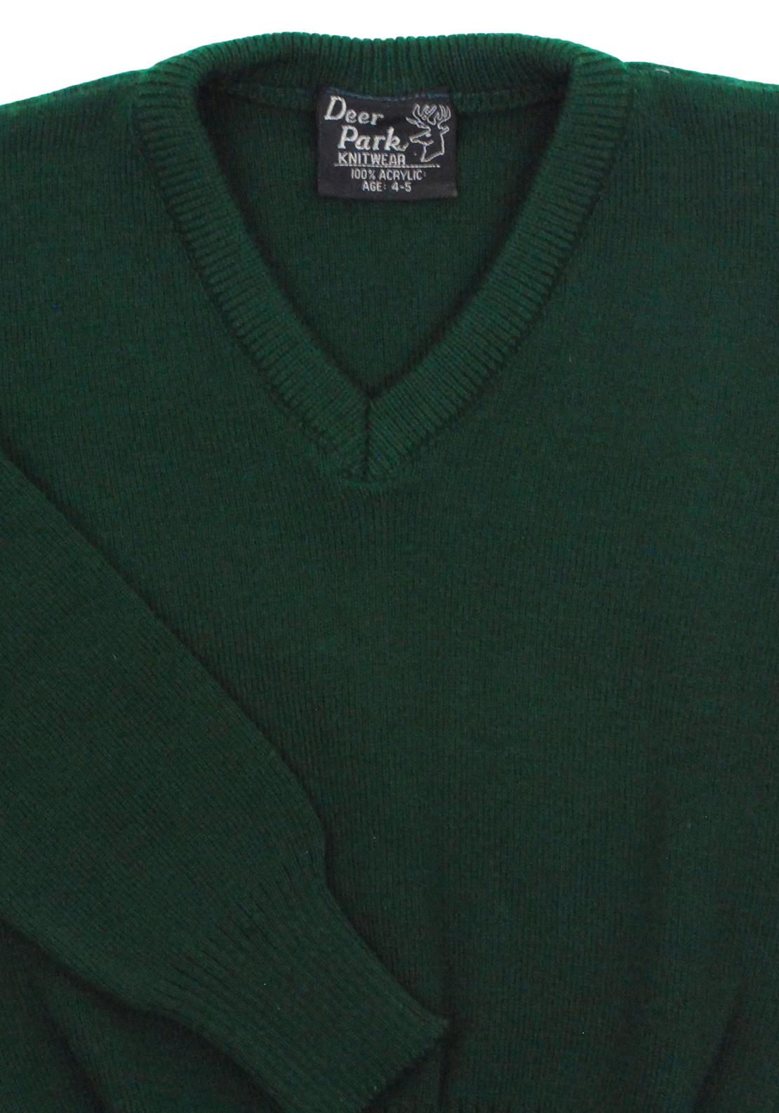 Deer Park School Jumper, Green