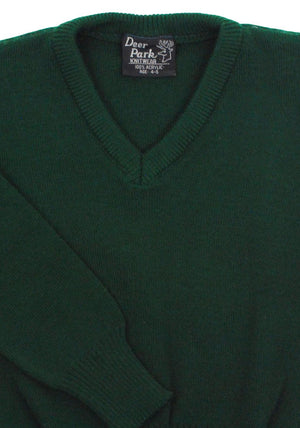 Deer Park School Jumper, Green