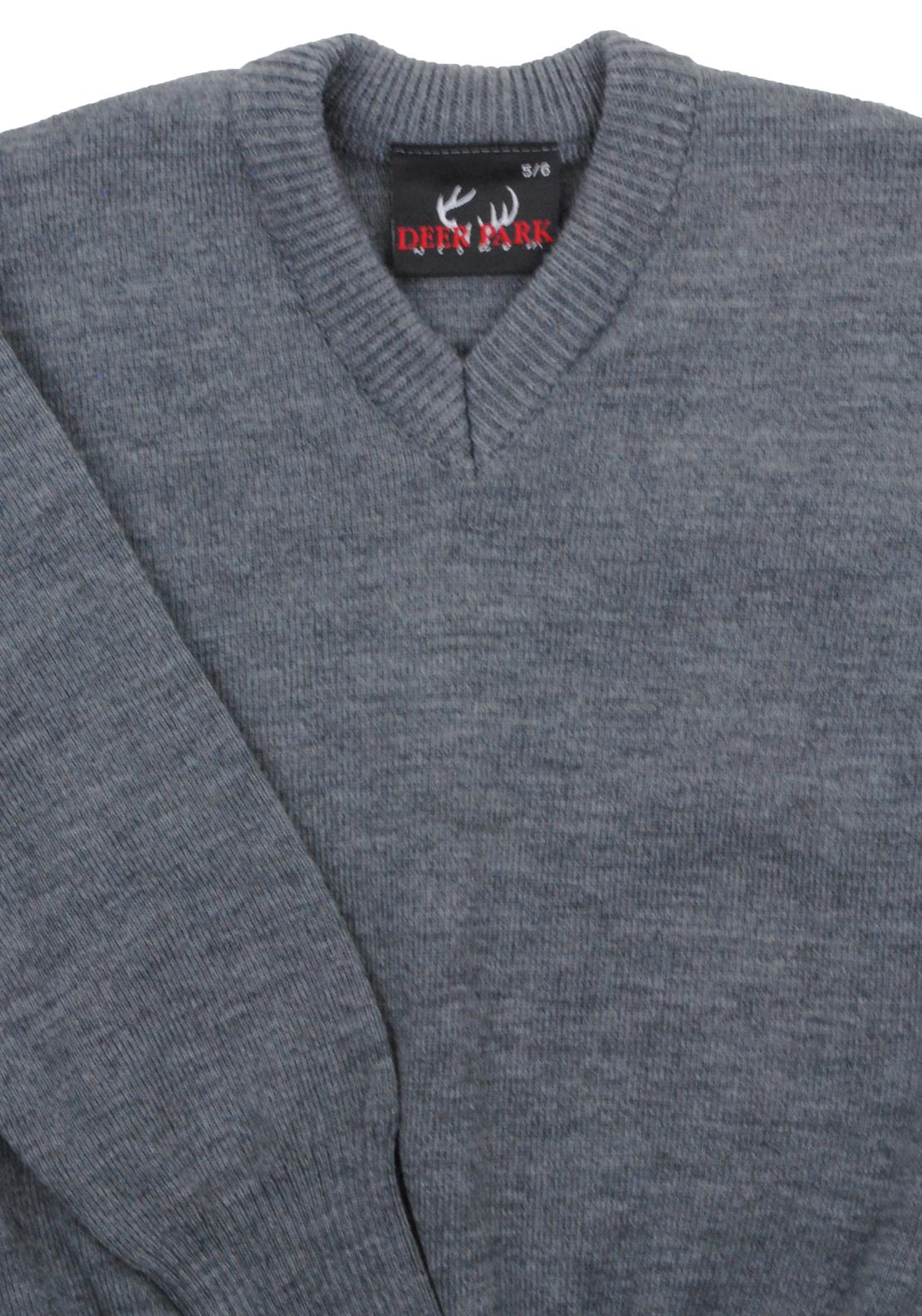 Deer Park School Jumper, Grey