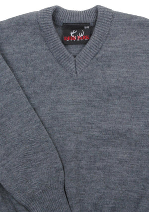 Deer Park School Jumper, Grey