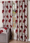 Scatterbox Monterose Claret Ready-Made Curtains, Red