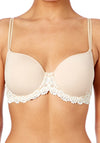 Wacoal Embrace Lace Underwire T-Shirt Bra, Nude