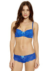 b.tempt’d Ciao Bella Lace Balconette Bra, Blue