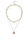 Knight & Day Madelyn Cable Chain Necklace, Rose Gold