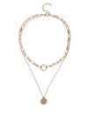 Knight & Day Madelyn Cable Chain Necklace, Rose Gold