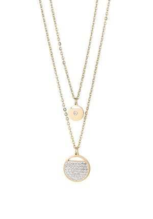 Knight & Day Sylvie Layered Chain Necklace, Gold