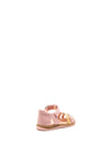 Pablosky Girls Closed Toe Woven Design Sandal, Pink