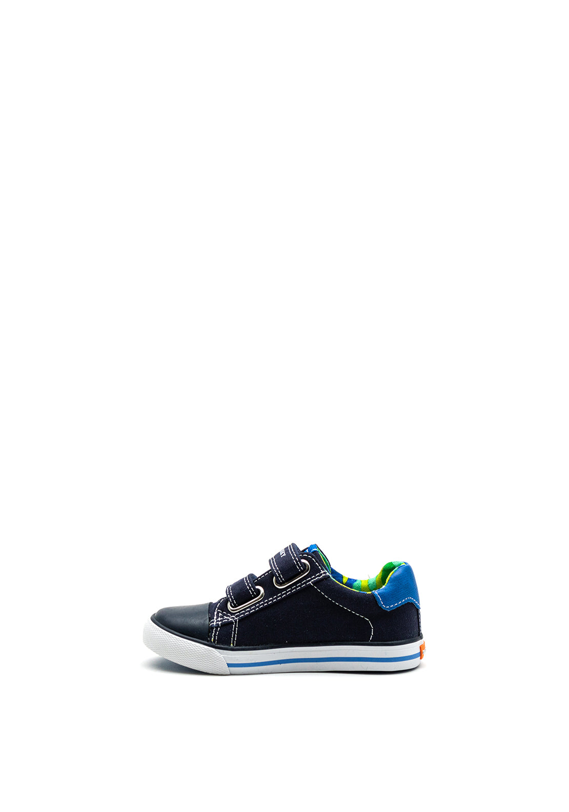Pablosky Boys Side Detail Canvas Shoe, Navy
