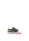 Pablosky Girls Hot Air Balloon Canvas Shoe, Navy Multi