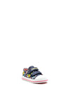 Pablosky Girls Hot Air Balloon Canvas Shoe, Navy Multi