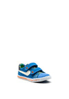 Pablosky Boys Retro Stripe Canvas Shoe, Blue
