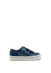 Pablosky Girls Lace & Diamante Shoe, Navy
