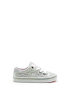 Pablosky Girls Lace & Diamante Shoe, Silver