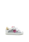 Pablosky Girls Star Sequined Trainer, White