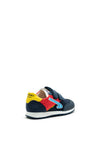 Pablosky Boys Sport Swoosh Logo Trainer, Navy Multi