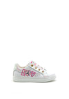 Pablosky Girls Love Logo Trainer, White