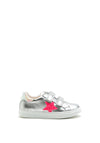 Pablosky Girls Star Sequined Trainer, Silver