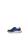 Pablosky Boys Star Dual Strap Trainers, Navy