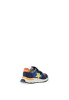 Pablosky Boys Star Dual Strap Trainers, Navy