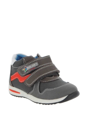 Pablosky Boys Velcro Strap Boots, Grey