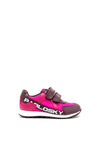 Pablosky Girls Pablosky Logo Double Strap Trainer, Wine