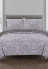 Vantona Home Paisley Damask Duvet Set, Grey