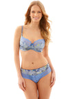 Panache Jasmine Floral Briefs, Blue Blossom