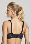 Panache Sport Laser Cut Wired Sports Bra, Black