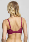 Panache Tango Embroidered Balconnette Bra, Garnet Pink
