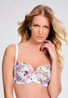 Panache Thea Floral Balconette Bra, Multi-Coloured