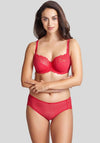 Panache Envy Full Cup Lace Bra, Red