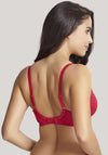 Panache Envy Full Cup Lace Bra, Red