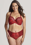 Sculptresse by Panache Arianna Full Brief, Red Multi