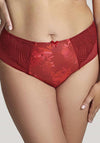 Sculptresse by Panache Arianna Full Brief, Red Multi