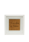 Paper Tree Ireland Has My Heart Framed Ornament, White