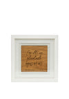 Paper Tree To The Moon & Back Framed Ornament, White