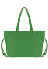 Zen Collection Faux Leather Tote Bag, Dark Green