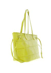 Zen Collection Faux Leather Tote Bag, Lime
