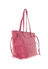 Zen Collection Faux Leather Tote Bag, Pink